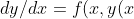 dy/dx= f(x,y(x))= x^2((1/18)x^3+ (1/3)x^3+ 1)